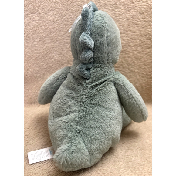 Carter's Baby Light Green & White Dinosaur Bean Bag Plush Toy - Just One You Tag - Picture 4 of 6